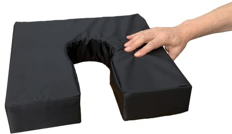 Gar Medical VISCO Anti-Mask Cushion Horseshoe Shape Waterproof, Breathable Memory Foam, Cushion for Hemorrhoids and Coccyx Unisex, Orthopaedic Cushion