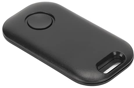 Ricerca Oggetti Bluetooth, Aggiungi più Cercatori, Allarme Bidirezionale Anti Smarrimento, Dispositivo di Localizzazione GPS Elemento di Controllo App per Bambini Animali (Nero)