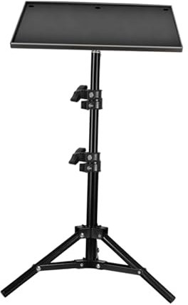 Ioensy - Soporte para bandeja de proyector, juego de soporte de plataforma de proyector, adecuado para una interfaz de 1/4 pulgadas, con trípode de 1,2 m