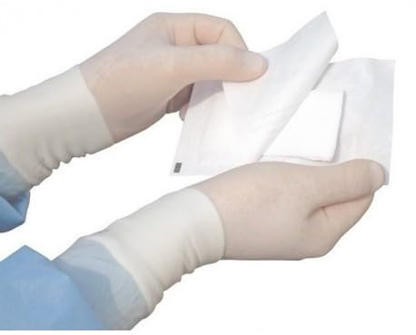 Dentalseven - Compresse di garza in TNT cm 10X20 cm -TNT in Box - 4 strati - STERILI 10X20 (40 buste da 5 garze) - Tot. 200 pz