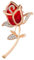 SAFIGLE dekorative Brosche abc wickeltasche säckchen neck scarf kleist schmucki o'bag Blumenbroschen für Damen Hochzeitskragen Brosche schöne Blumenbrosche Brosche rot