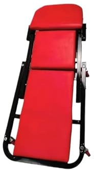 Mekaniker pall Mechanic Creeper under bilgolv Creepers 6 hjul Auto Creeper Justerbar rullgaragestol Mekanikersäte(Red)
