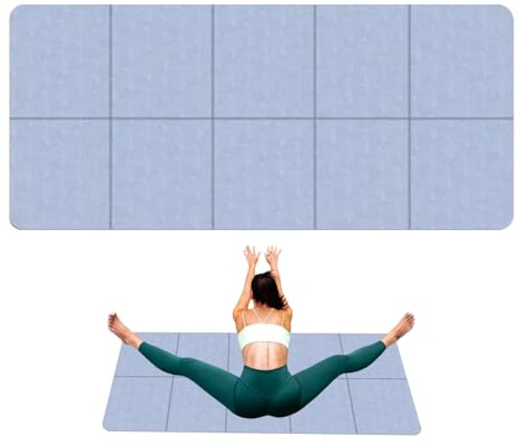 Estera De Yoga - Estera De Yoga De Viaje, Almohadilla De Fitness De Pilates En Casa | Alfombra De Entrenamiento Al Aire Libre, Alfombra De Ejercicio De Gimnasia, Alfombra De Entrenamiento De Viaje