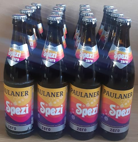 Spezi Zero Paulaner, 16 x 0,5 Liter Flaschen, mit Mehrweg Pfand