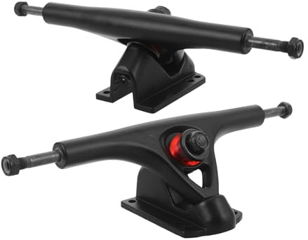 Healeved Set 2 Pezzi Truck per Skateboard da Strada in Lega di Alluminio Kit Ricambio Resistente Ammortizzazione Antiurto e Controllo Reattivo per Skateboard Cruiser e Urbano