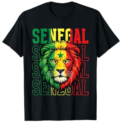 Fan du Sénégal Lion Sénégalais T-Shirt