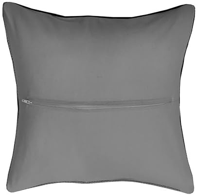 Thea Gouverneur Cushion Back Kit with Zipper - Grey - for Any 16x16 Inch (40x40cm) Cushion- Cross Stitch Creations - Embroidery - Embroidery Kit for Adults - 23.5903