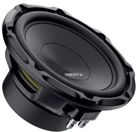 Hertz CS 200 S4 – 8 (20 cm) Cento Subwoofer, 300W Max, 4 Ohm – Einbautiefe 115 mm, Hochleistungs-Basslautsprecher für Auto-HiFi-Systeme