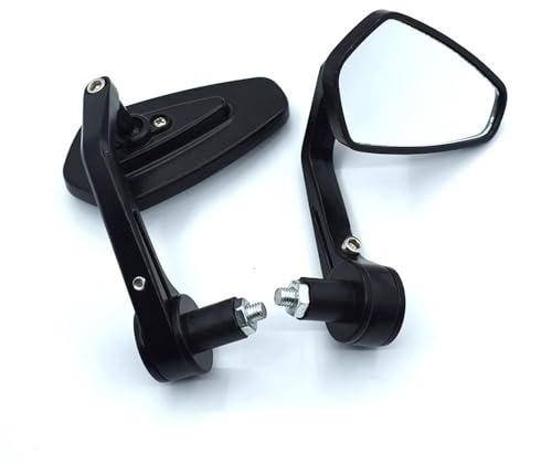 YESKIT Espejos Retrovisores De Motocicleta De 7/8 y 22mm, Espejos del Extremo del Manillar para S1000RR K1200S R1200ST K1600 HP2 F800GT F800ST