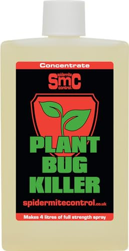 SMC Spidermite Control 100ml Organic Plant Bug Killer/Pest Killer Concentrate | Natural Garden Bug Spray | Child & Pet Friendly.