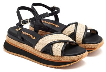 GIOSEPPO Sandalias Plataforma Rafia BOSCAWEN
