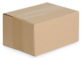 WePack 20 Stück Versandhülsen 550x80x80 mm Versandkarton lang und eckig 1-teilige Design Braun Versandrohr Versandrolle Faltkarton ohne Sperrgutzuschlag