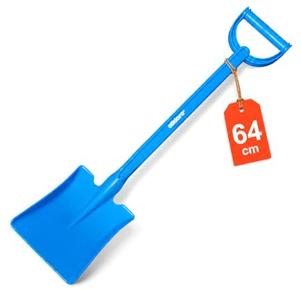 alldoro 60156 Pelle carrée XXL pour Enfants pour bac à Sable de Plage en Plastique 64 cm de Long