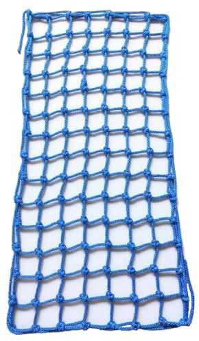 Red de Escalada Poliéster Resistente Red de Seguridad Para Niños 12mm/12cm de Protección Contra Caídas para Columpios, Jardín, Patio de Recreo Carrera de Obstáculos(Size:152*304cm(5*10ft),Color:azul)