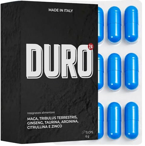 Integratore Uomo ad Azione Rapida per Vigore ed Energia 15 Capsule