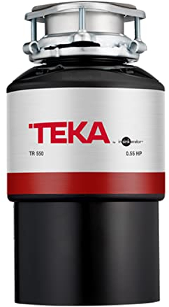 Teka Triturador de Fregadero, de Acero Inoxidable, Triturador de Basura y Alimentos con Protección ante Corrosión, Potencia 0,55 CV (380 W), Medidas 17,3 x 31,8 cm