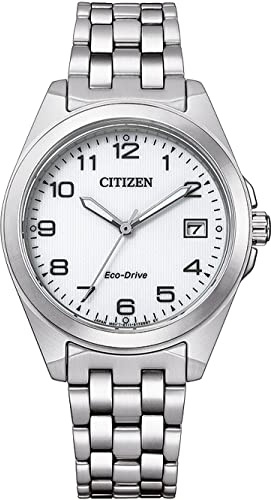 Citizen Reloj Analógico para Mujeres de Eco-Drive con Correa en Acero Inoxidable
