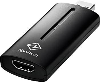 Narvitech NS120, scheda di acquisizione esterna. Acquisizione a 120 FPS, streaming e registrazione in 4K30 o 1080P120 con latenza ultra bassa su PS5, PS4, Xbox Series X/S, Switch, in OBS e altro, su