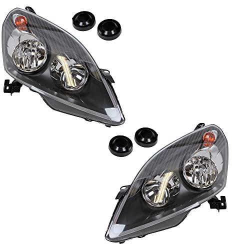 ATEC Germany 2x Hauptscheinwerfer vorne links + rechts H1 / H7 Frontscheinwerfer mit Stellmotor für Leuchtweiteregulierung, Kompatibel mit OPEL ZAFIRA/ZAFIRA FAMILY B (A05)