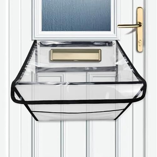 Letter Box Catcher Door Letterbox Cage Front Door Post Catcher for Letters Small Parcels, Universal, Easy Install, Dog-Proof