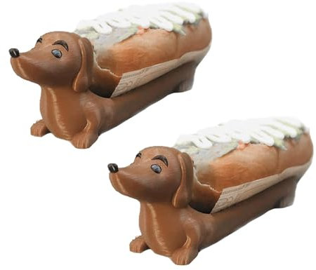 2 bandejas Perro salchich para Perritos Calientes, Divertida Bandeja para Servir Sushi con Perritos Calientes, Plato para Dulces, Plato de Perro salchich para Dulces, Perritos Calientes, bocadillos