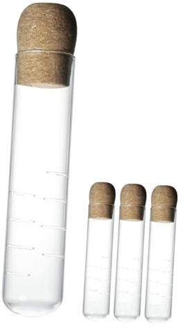 Cabilock 4 Piezas Colador De Té Infusor De Vaso De Té Tubo Infusor De Té Fiesta Para El Té Vidrio Transparente