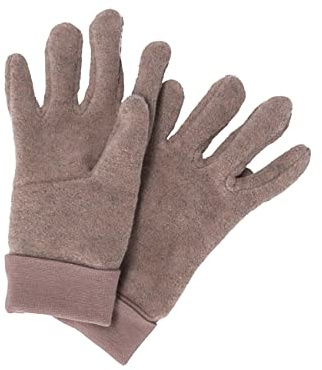 Sterntaler Fingerhandschuh Microfleece mit elastischen Bündchen – Warme Kinder Handschuhe – Mädchen und Jungen Winterhandschuhe - Unisex Accessoire für kühlere Tage – braun melange, Größe 5