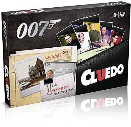 Winning Moves - Cluedo - James Bond 007 - James Bond Fanartikel - Alter 8+ - Deutsch