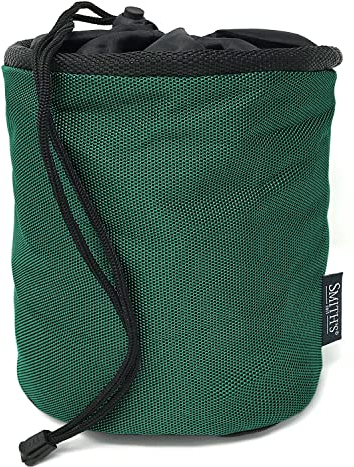 Smith’s® Premium Waterproof Peg Bag | Green | 28 x 18 x 18 cm | for Laundry, Clothes & Pegs | Weather Resistant Oxford 1680D | Indoor & Outdoor Use | Belt & Washing Line Carabiner