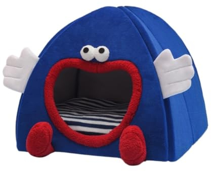 LOSTIS Haustierbett Hundebett Orthopädisches Haustierbett Für Große Und Mittelgroße Kleine Hunde, Abnehmbarer Und Waschbarer Bezug Katzenbett Tierbett (Color : A, Size : 40 * 40 * 41cm)