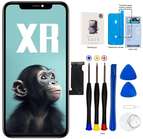 EFAITHLIFE for iPhone XR Screen Replacement Frame Assembly LCD Display and 3D Touch Screen Digitizer with Repair Tools