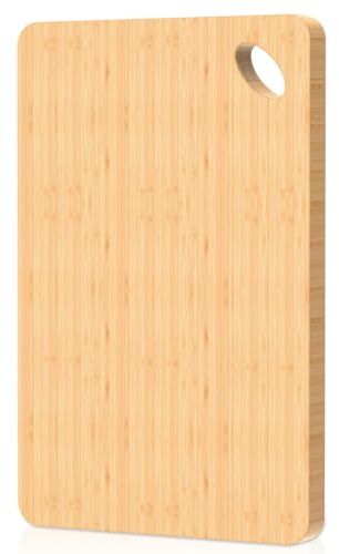 Viretang Bamboo Cutting Board for Kitchen, 15.3* 8.7'', Large Size, Natural