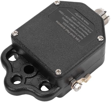 Mumusuki Slut Matad Halvvågantenn, Bärbar Multiband EFHW -antenn med 1:64 Balun, 100W SSB CW 60W FT8 FM för Utomhus Akut Skinka Radiokommunikation
