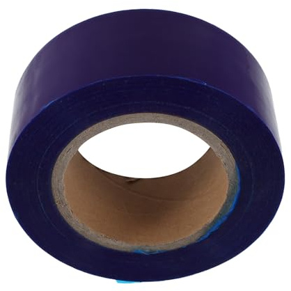NUOBESTY Cinta Protectora para Llantas de Coche Azul PE Película Adhesiva Resistente para Bujes y Ruedas Protección contra Arañazos Instalación y Mantenimiento 1 Rollo para Vehículos de