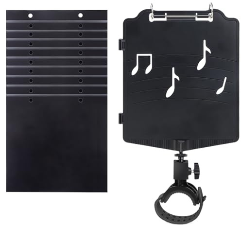 Soporte De Partituras Atril Para Partituras Plegable 22.5x17.5cm Ajustable Y Portátil Para Piano Violín Guitarra Y Batería Para Músicos Estudiantes Orquestas