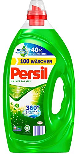 Persil Universal Gel Waschmittel (100 Waschladungen), hochkonzentriertes Flüssigwaschmittel