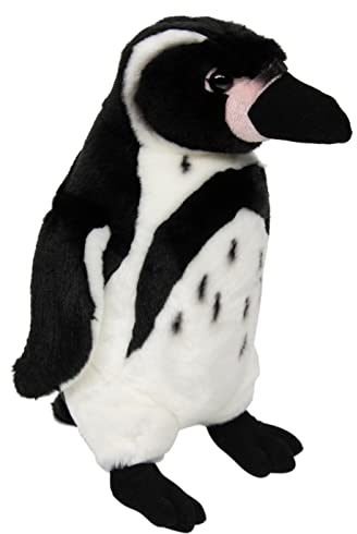 Teopet Humboldt-Pinguin-Kuscheltier Anna 32 cm groß – Pinguin aus Plüsch – sehr weich - lebensecht - Realistisches Plüschtier Stofftier aus nachhaltigen Materialien - Geschenk für Babys und Kinder