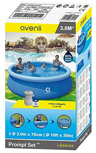 Piscina autoportante 300x76 + depuratore 3618 litri