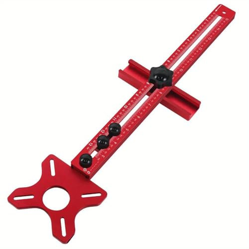 Support de fraisage pour routeur,gabarit de quincaillerie pour armoire et guide de routeur,guide de coupe circulaire de routeur réglable,gabarit de routeur multifonctionnel adapté au travail du bois