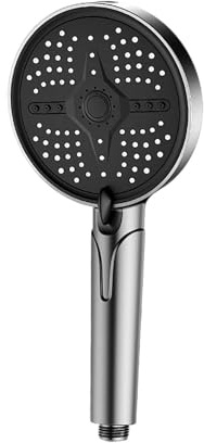 Pressure 5 Mode Filtered Shower Head Filtered Shower Head with Handheld Built in Power Wash for Hard Water Dvj698 (Grey, One Size)