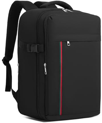 Kono for Ryanair Cabin Bags 40x30x20 40x20x25 Underseat Travel Backpack Carry on Hand Luggage Bag for Travelling Cabin Size Airplane Flight 15.6 Inch Laptop Rucksack for Men Women