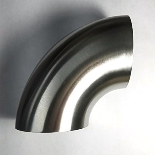 1.75 Stainless 90° Mandrel Bend Elbow - 1D Tight Radius - 16GA/.065 Wall - No Leg - SS304 - Stainless Bros