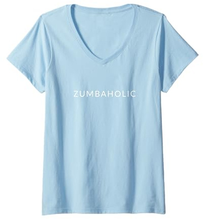 Womens Zumbaholic V-Neck T-Shirt