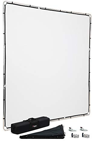 Manfrotto Kit Pro Scrim Tout-en-Un Moyen 1,1 x 2 m - Contrôle de l’Éclairage - Compact et Léger - MLLC1201K