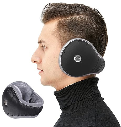 LdawyDE Ohrenwärmer Herren, Verstellbar Ohrenschützer Winter PlüschWarme Ohrwärme Erwachsene Back-Wear Ohrwärmer, Windschutzvorrichtungen Regensicher äußere Schicht