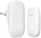 JeaTone Sonnette sans Fil Exterieur Etanche, IP55 Etanche Carillon 150 Mètres, 36 Mélodies et 4 Niveaux Volume, Kit d'un Récepteur et d'un Emetteur, Indicateur LED, pour Maison, Hôtel, Blanc