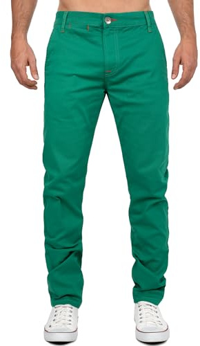 Cipo & Baxx Herrtygbyxor – Slim Fit & Regular Fit | Stretch bomullsblandning | Ventilerande och bekväma | Chino och avslappnade byxor för kontor, fritid och vardag | snygg och mångsidig att kombinera