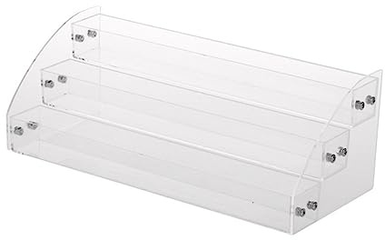 SOIMISS Organizzatore Base Stabile in Acrilico Trasparente per Smalti Multi-strato e Conservazione e Struttura Robusta, Risparmia Spazio per Esposizione