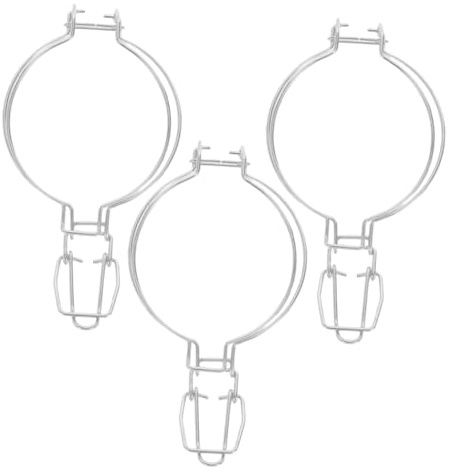 MUELODSIC 3 Piezas Abrazadera para Tarros de Vidrio Cierre de Alambre Inoxidable para Botes de Boca Ancha Sellado Rápido para Almacenamiento de Alimentos