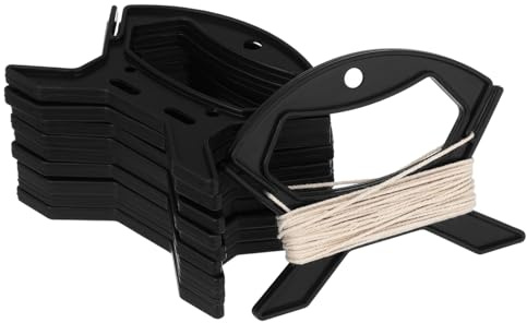 Kisangel 10 Pièces Organisateurs de Câbles Multifonctions Petit Enrouleur de Cordeau Portable et Léger pour des Câbles à ou Déplacement